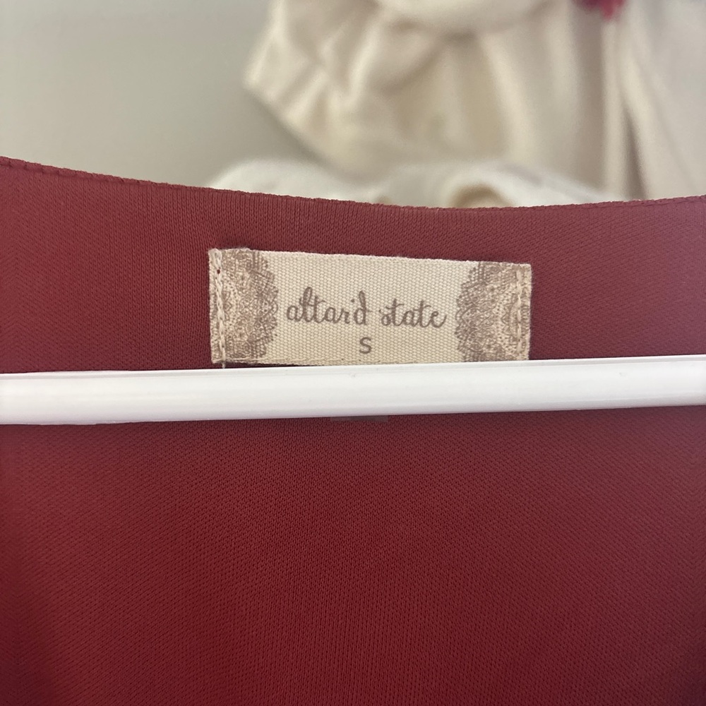Rust Red Ruffle Dress - Picture 4 of 4